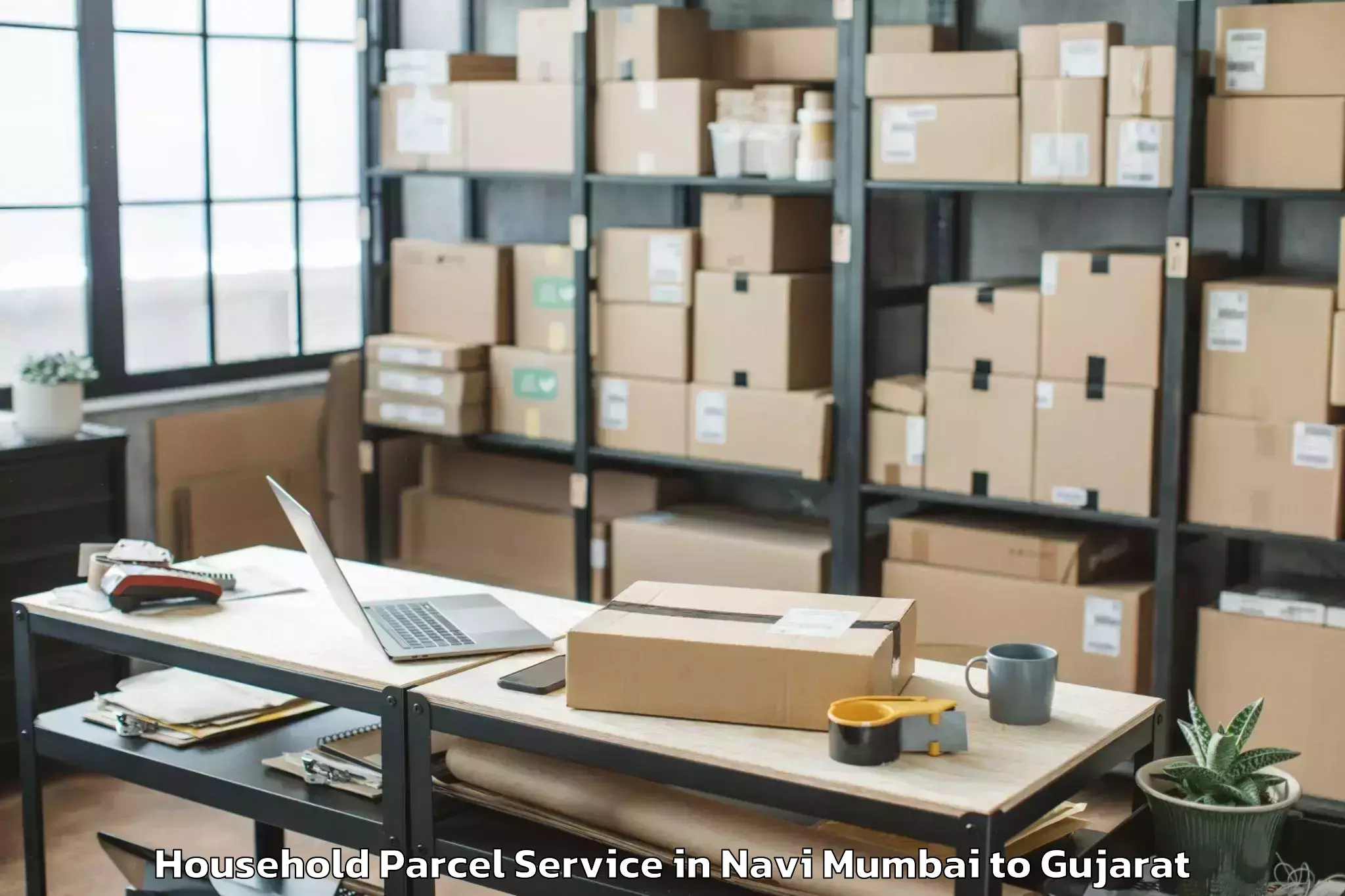 Easy Navi Mumbai to Kandla Airport Ixy Household Parcel Booking